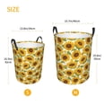 thumbnail image 2 of Lsque Sunflowers pattern Laundry Hamper Basket, Tall Woven Rope Hamper Basket for Clothes, Lightweight Storage Basket, Collapsible Waterproof-Small, 2 of 8
