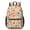 Pioneer Flower Floral Print Pattern-3, variant on Pioneer Flower Floral Print Pattern 17" Waterproof Oxford School Backpacks for Teens, S-Shape Padded Straps, for School, Travel, Hiking, Camping
