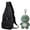 Black, variant on Crossbody Sling Chest Backpack, Waterproof Strap Bag Crossbody Backpack With USB Hole With Headphone Hole Strap Backpack Hiking Backpack,2025 Crossbody Chest Bag