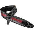 thumbnail image 4 of C-34 Handmade Red and Black Premium Signature Grain Leather Padded Strap 3 1/4" Wide For Acoustic, Electric, And Bass Guitars$$Music, 4 of 8