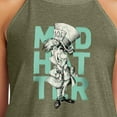thumbnail image 3 of Alice In Wonderland - Mad Hatter - Juniors High Neck Tank Top, 3 of 5