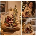 thumbnail image 6 of Glowing Christmas Story Ornament,Light-Up 3D Miniature Scene Clear PVC Globe Christmas Tree Ornament, Festive Keepsake Gift for Home Christmas Party Decoration, 6 of 8