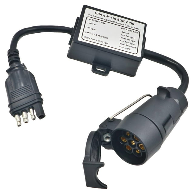Convertidor de luz para remolque shamjiam 4 Pines a EUR