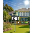 thumbnail image 4 of Placa iluminada impermeable con números de casas solares HAHOME, 4 of 9