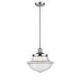 thumbnail image 3 of Innovations Lighting  Franklin Restoration Oxford - 1 Light 12" Stem Hung Mini Pendant Clear/Polished Chrome, 3 of 5
