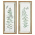 thumbnail image 2 of Madison Park Linden Fern 2-piece Framed Glass Wall Art Set in Natural, 2 of 9