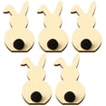 thumbnail image 2 of Conejo Piezas de madera Decoraciones de Pascua Scrapbooking Artesanía Regalos de aniversario Accesorios de cumpleaños Kits de bricolaje para adultos 5 piezas seitruly HA011604-05, 2 of 7