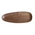 thumbnail image 2 of Platos de cena de madera bandeja ovalada irregular para pan Platos de té fruta para seca, 2 of 11