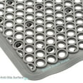 thumbnail image 4 of Bath Bliss Self Draining Bath Rug in Grey, 4 of 6