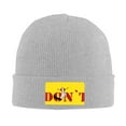 thumbnail image 2 of ZICANCN Knit Beanie Hat-Silence Lips Hand Winter Cap Soft Warm Classic Hats for Men Women Not To Mention Gestures, 2 of 8