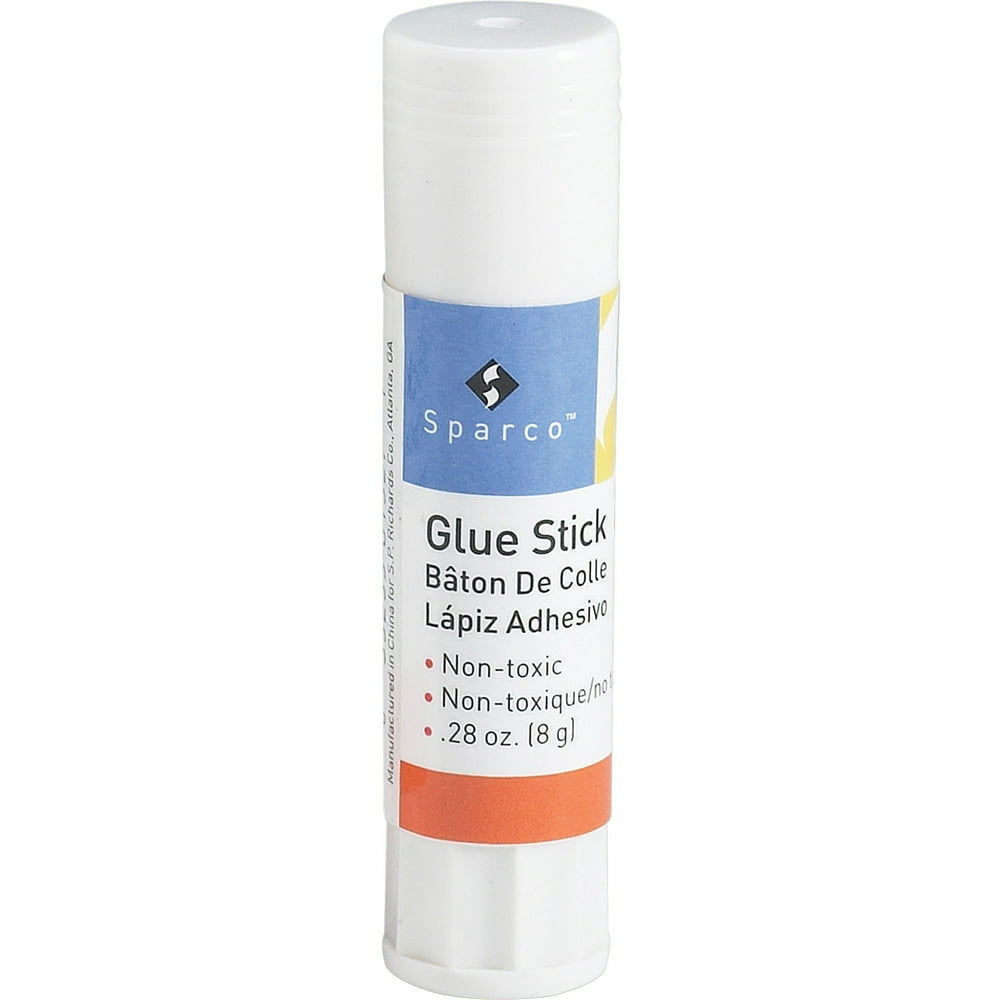 Sparco Clear Solid Glue Sticks, Clear, 1 Each (Quantity)