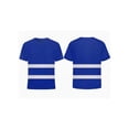 thumbnail image 4 of vastwit Men Hi Vis T-Shirt High Viz Visibility Reflective Safety Tops Short Sleeve Work Shirt Blue 3XL, 4 of 5