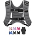 thumbnail image 1 of Chaleco de Pesas Fragraim 5,4 kg para Mujeres y Hombres con Reflectante Gris, 1 of 7