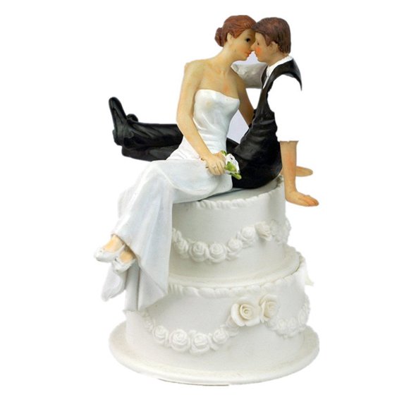 Xingzhi Resin Bride And Groom Figurine Romantic Cake Topper Resin Wedding Cake Toppers Craft Wedding Decoration