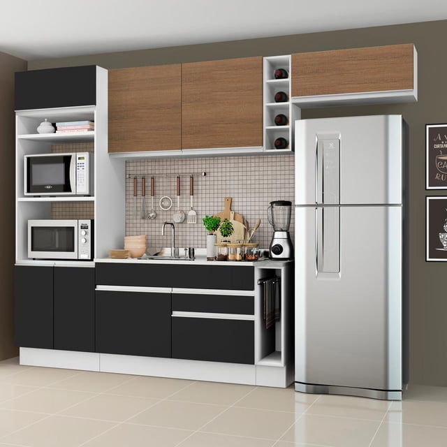 Cocina Integral Completa Modular Madesa Glamy 290cm BN 04