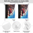 thumbnail image 2 of Bandera de jardín de temporada de Spider-Man, bandera de doble cara, bandera navideña para decoración navideña al aire libre., 2 of 8
