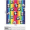 thumbnail image 2 of Cute Panda Blanket Soft Lightweight Flannel Fleece Cartoon Throw Blankets Bedding for Bed Sofa Couch Living Room Gifts 80"x60", 2 of 6