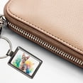 thumbnail image 5 of Singapura Cat Watercolor Style Metal Rectangle Keychain, 5 of 7