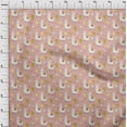 thumbnail image 3 of oneOone Cotton Flex Peach Fabric Cactus & Sheep Diy Clothing Quilting Fabric Print Fabric By Yard 40 Inch Wide, 3 of 4