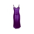 thumbnail image 2 of Topumt Women Sexy Chiffon Lingerie Nightgown Dress Plus Sizes Sleepwear, 2 of 4