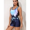 thumbnail image 6 of Alove Women Sporty Swimwear Quick-drying Swimsuit Boyleg One Piece Water Aerobic Competitive Bathing Suit, 6 of 7