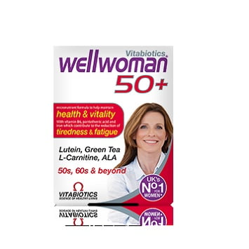 Wellwoman Vitabiotics 50+ 30 comprimés