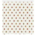 thumbnail image 3 of Ambesonne Cartoon Shower Curtain, Pastel Colored Ladybugs, 69"Wx84"L, Multicolor, 3 of 5