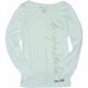 thumbnail image 1 of Aeropostale Camiseta gráfica de manga larga para mujer, blanca, extra pequeña, 1 of 1