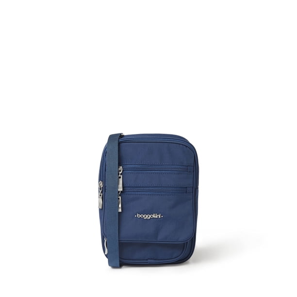 Bandolera Baggallini Journey para mujer Nylon Pacific
