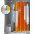 thumbnail image 4 of Abstract Paint Texture Shower Curtain, 66" x 72", Retro Orange Gary Oil Painting Waterproof Bathroom Curtain Washable Shower Curtain Set with 12 Hooks, 4 of 6