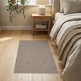 thumbnail image 3 of ODIKA 2'x3' Brown Warm Celestial Moon Phase Botanical Washable Doormat Minimalist Motifs with Delicate Leaf for Entryway, Kitchen, Laundry Room, Non-Slip, Low Pile, 3 of 7