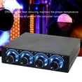 thumbnail image 4 of 4 Channel Computer Fan Speed Temperature Controller, Reduce Heat for PC with Blue LED, Suitable for Proper Temperature Maintenance and Fan Control, 4 of 7