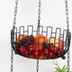 thumbnail image 4 of Billuyoard Estante negro de almacenamiento para mostrador de frutas y pan de gran capacidad para comedor, frutero fácil de instalar Organizadores de utensilios de cocina, 4 of 6