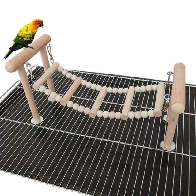 Amdohai Bird Ladder Parrot Ladder Bird Swing Bridge Toy Parrot Climb Toys