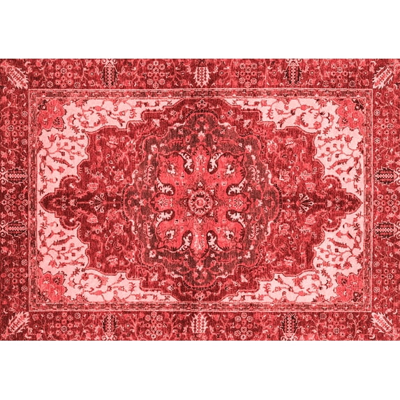 Ahgly Company Indoor Rectangle Persian Red Traditional Area Rugs, 3' x 5'