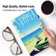 thumbnail image 5 of Allytech Lenovo Tab M10 HD 10.1 Case 2nd Gen TB-X306X TB-X306F, PU Leather Slim Fit Auto Sleep Wake Protection Folio Flip Kickstand Case Cover for Lenovo Tab M10 HD 2nd Gen 2020 Released, Beach, 5 of 6