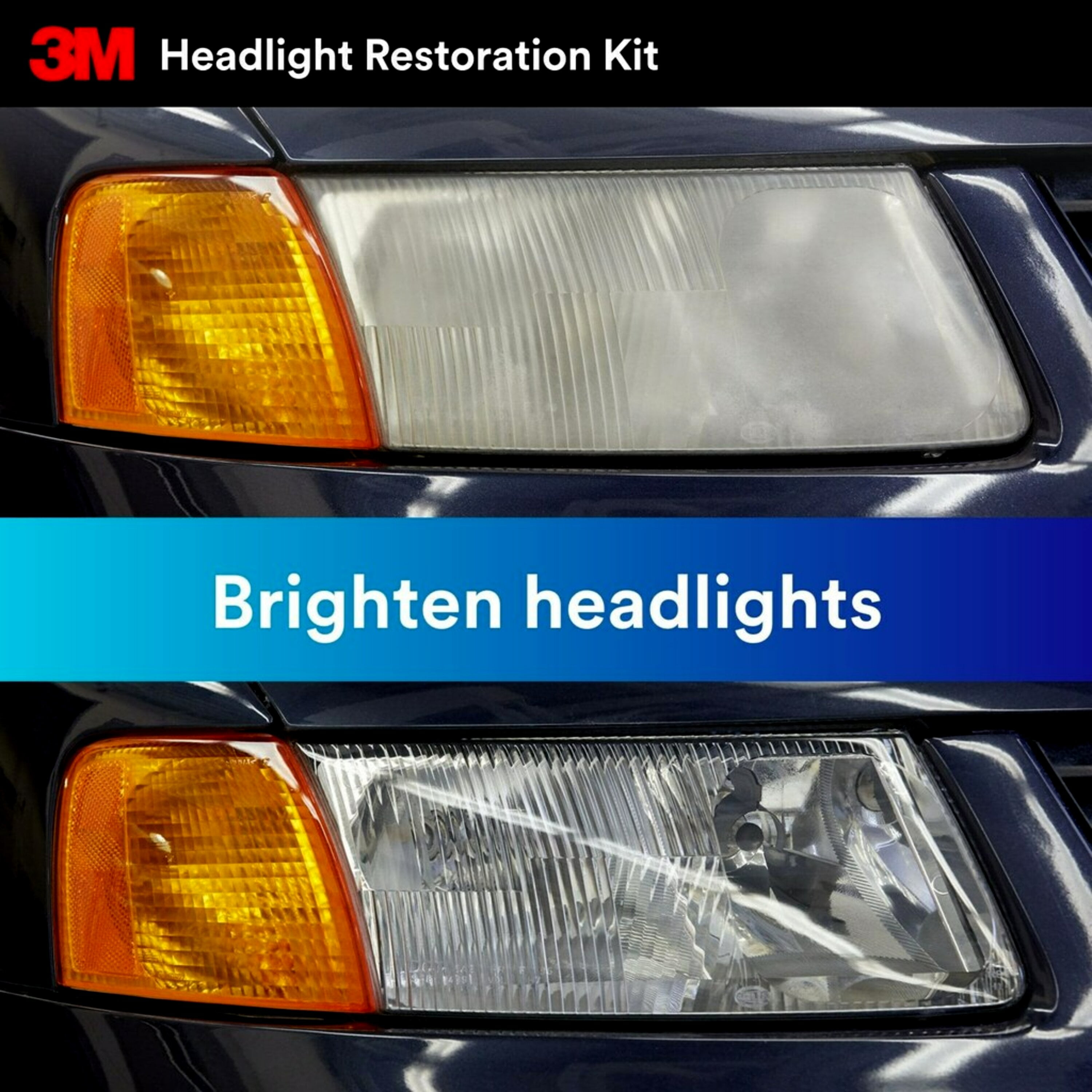  3M 39073 Headlight Lens Restoration Kit to Restore  Dull/Faded/Discoloured Headlights : Automotive
