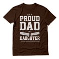 thumbnail image 1 of Tstars Mens Gifts for Dad Father's Day Shirts Proud Dad of a Freaking Awesome Daughter Funny Humor Father's Day Birthday from Daughter Cool Best Gift for Dad T Shirt, 1 of 8
