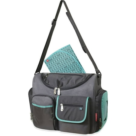 Fisher-Price Deluxe Wide Opening Diaper Bag with Changing Pad - www.bagsaleusa.com