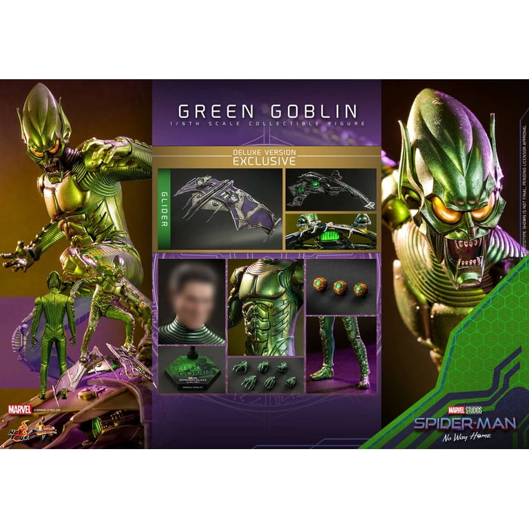 希少 LENSMAN GOBLIN 1/72 Figure Hot Toys MMS631 - Marvel Comics - Spider Man : No Way Home