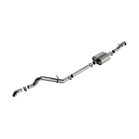 21-22 Ford Bronco 2.3L 2DR/4DR T-304 Stainless Steel Cat-Back Touring Exhaust - Brushed Borla 140897