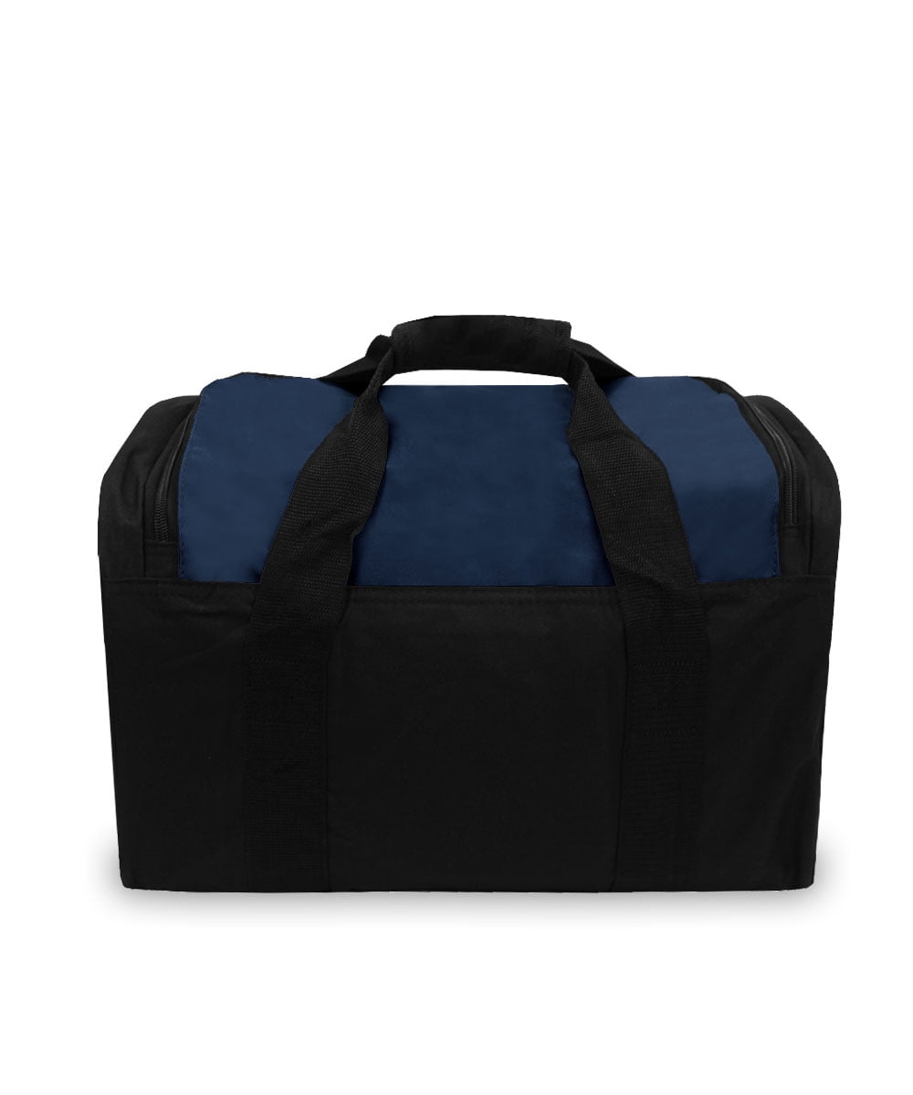 Everest Unisex Sports Duffel Bag with Wet Pocket, Navy Blue