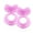 Pink Count of 2, variant on Nuby Silicone TeeThe-EEZ Teether with Bristles, Includes Hygienic Case, Aqua Count of 2