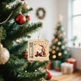 thumbnail image 5 of Christmas Money Card Holders Set of 6, Wooden Gift Card Envelopes with Holiday Designs for Cash Gifts, Personalizable Xmas Tree Ornaments for Kids & Family, 5 of 6