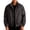 Black-#001, variant on Men's Lightweight Bomber Jacket Casual Stand Collar Zip Up Soft Outerwear with Side Pockets Fall Winter Fashion Jackets,Khaki M