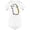 White, variant on Hamster Sitting On Two Paws Bodysuit Infant -Image by Shutterstock, Newborn