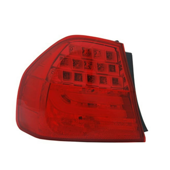 KAI New CAPA Certified Standard Replacement Driver Side Tail Light, Fits 2009-2011 BMW 3 Series Sedan