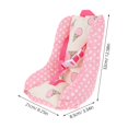 thumbnail image 3 of Asiento de juguete para muñecas, divertido asiento de tela pequeño, accesorio para muñecas, asiento de coche para muñecas, decoración para el asiento del coche de muñecas, portabebés para muñecas., 3 of 7