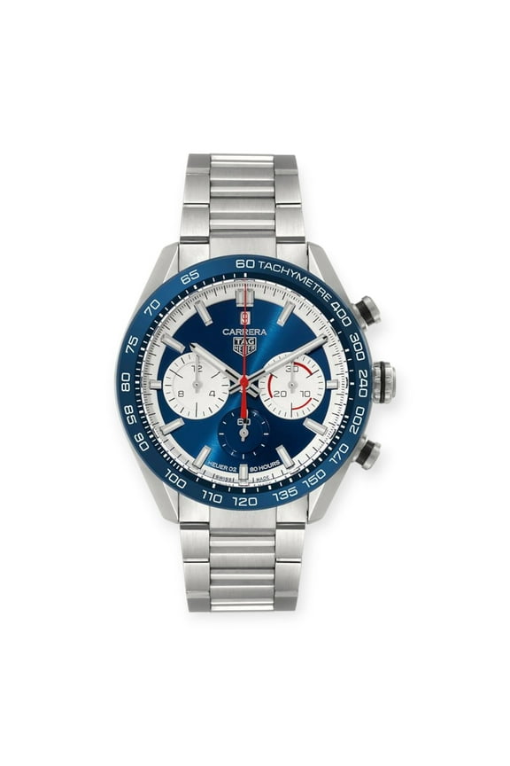 Pre-Owned Tag Heuer Carrera CBN2A1E 160 Years Anniversary Steel Mens Watch