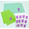 thumbnail image 3 of Royal Green Unicorn Stickers for Bags, Party Favors, Envelopes, and Invitation Seals in Metallic Gold  2 inch (50mm) - 80 Pack, 3 of 3